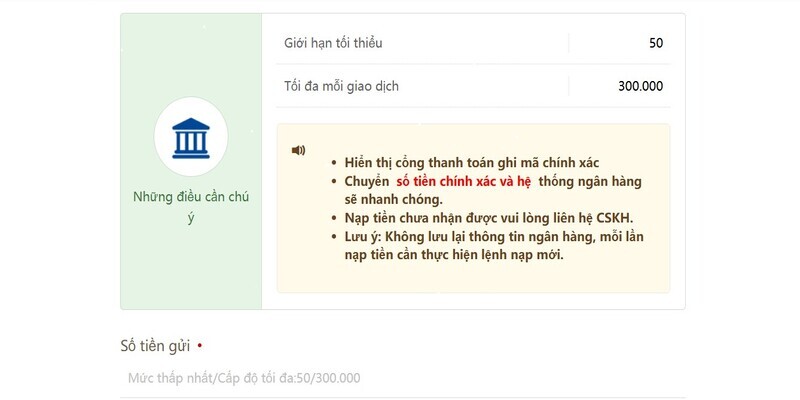 Quy định nạp tiền Sclub88 cho khách hàng Quy định nạp tiền Sclub88 cho khách hàng