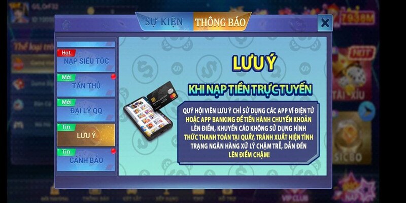 Bật mí cách nạp tiền Sclub88 Bật mí cách nạp tiền Sclub88