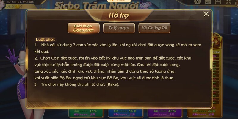 Luật chơi thắng lớn Luật chơi thắng lớn